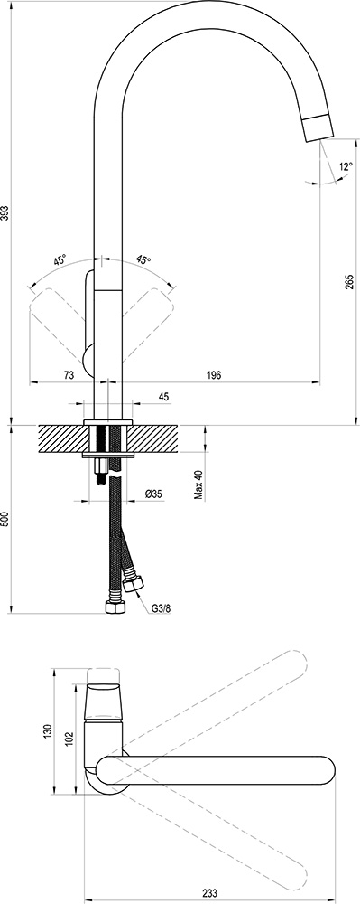 Waschtischarmatur CL 016.00