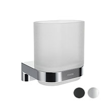 Halter mit Becher Chrome II