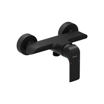 Flat black Duscharmatur zur Wandmontage