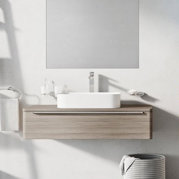 Badezimmermöbel SUD - Unterschränke unter Aufsatzwaschbecken