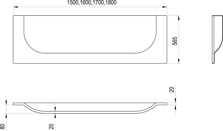 Frontschürze ARC 160