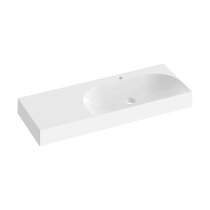 Waschbecken Lite 120/80 L/R, mit Hahnloch