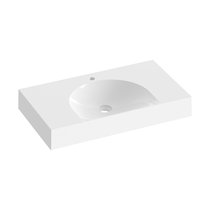 Waschbecken Lite 80/45 S, mit Hahnloch