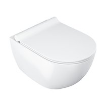 WC Uni Chrome RimOff Set, inklusive SoftClose-Sitz